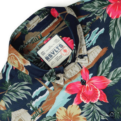 RSVLTS RSVLTS Short Sleeve Shirt Cabana Noir – KUNUFLEX Short Sleeve Shirt Cabana Noir – KUNUFLEX Short Sleeve Shirt