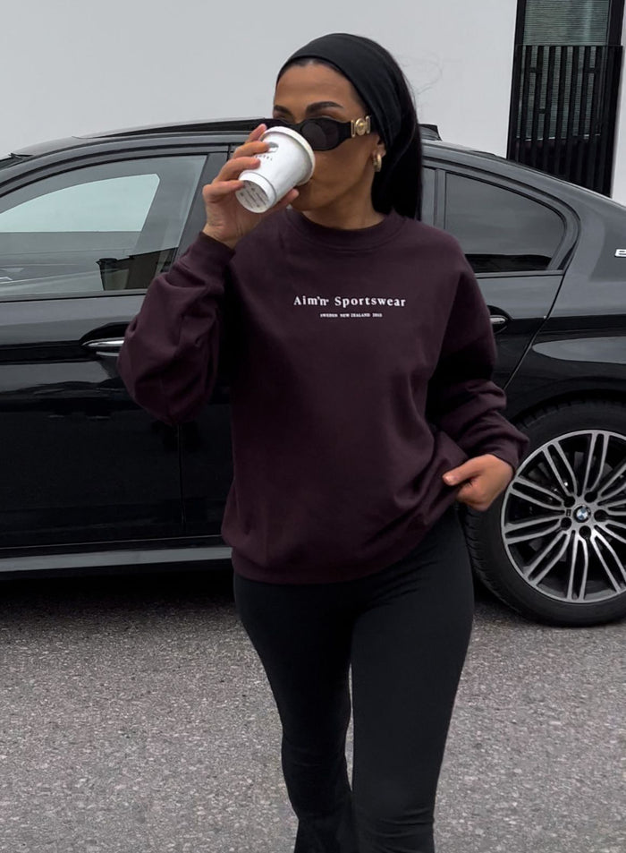 Cacao Serif Sweatshirt