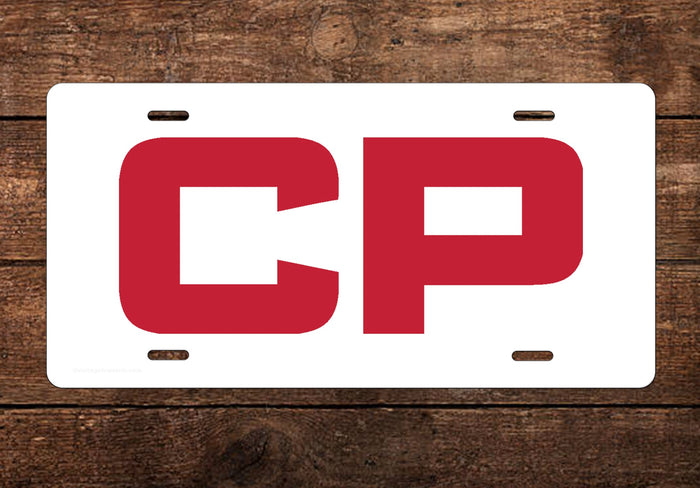 Canadian Pacific License Plate
