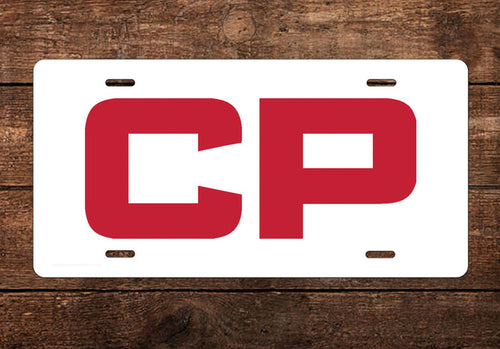 Canadian Pacific License Plate