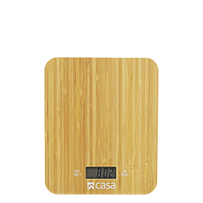 Casa Kitchen Scale LCD Screen - Oak