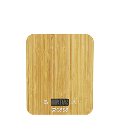 Casa Kitchen Scale LCD Screen - Oak
