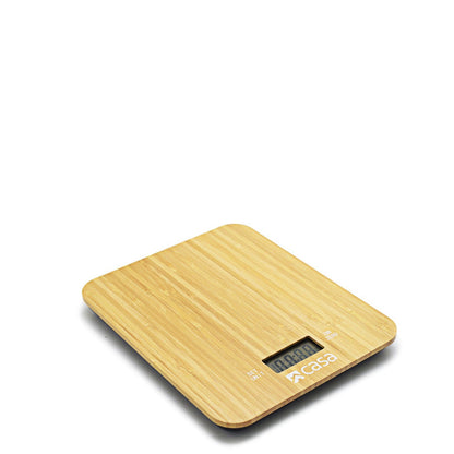 Casa Kitchen Scale LCD Screen - Oak