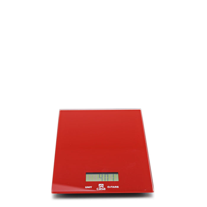 Casa Kitchen Scale LCD Screen - Red