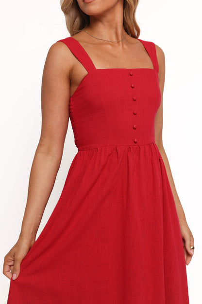 Petal and Pup USA DRESSES Caty Maxi Dress - Red