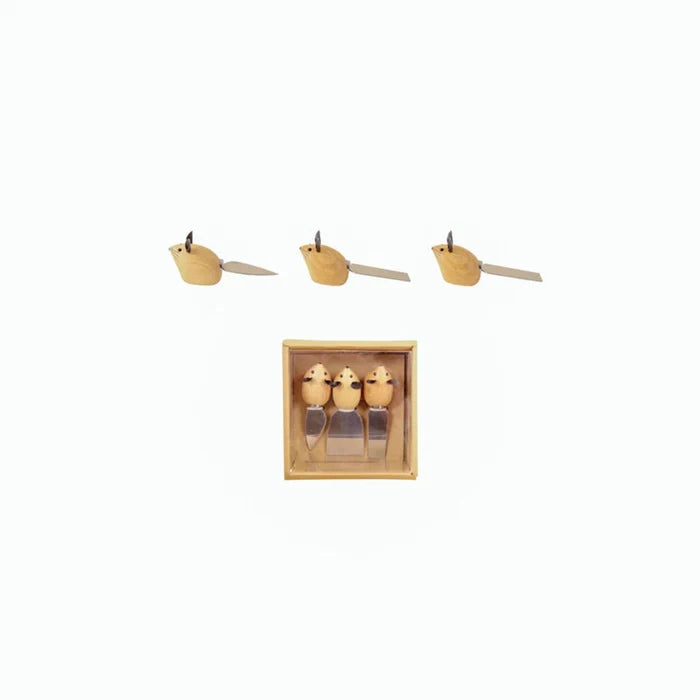 Cheese Knife Set - Mouse Handles