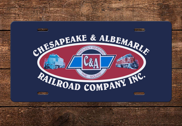 Chesapeake & Albemarle Railroad Company License Plate