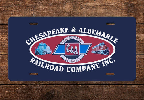 Chesapeake & Albemarle Railroad Company License Plate