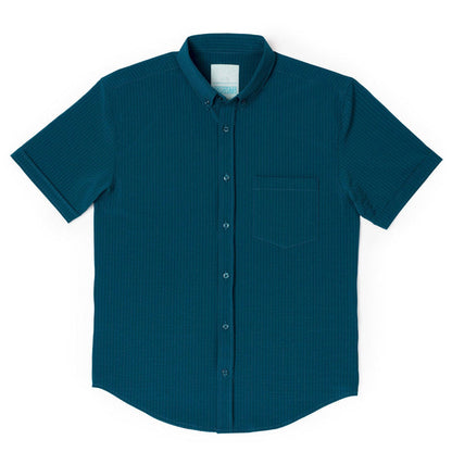 RSVLTS RSVLTS Chesapeake Bay _ Stretch Seersucker Short Sleeve Shirt