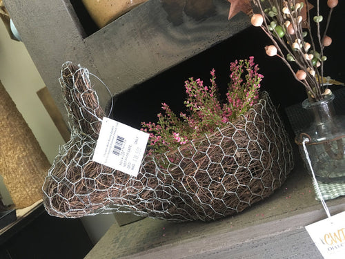 Chicken Wire Bunny Basket