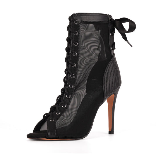 Chloe noir - Talons stilettos - Prête à expédier