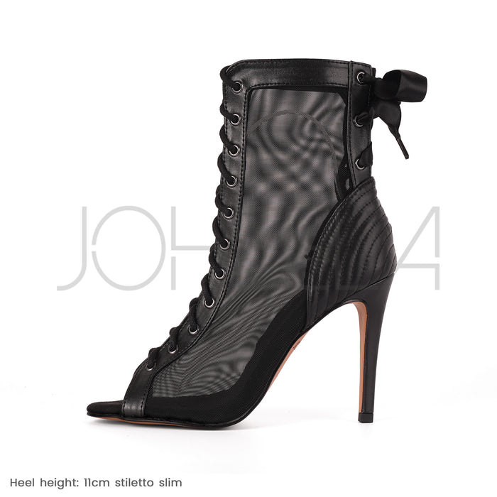 Chloe noir - Talons stilettos - Prête à expédier