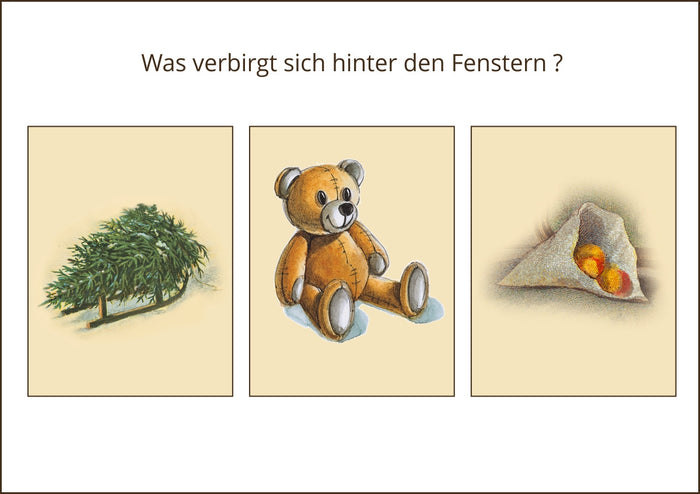Christmas Shopping / Weihnachtseinkauf Advent Calendar