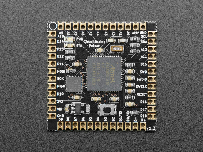 CircuitBrains Deluxe - CircuitPython-compatible SAMD51 Module [Discontinued] by Null Byte Labs - The Pi Hut