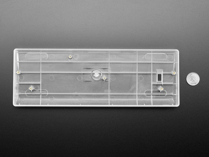 Clear Plastic 60% / GH60 Keyboard Shell by The Pi Hut - The Pi Hut