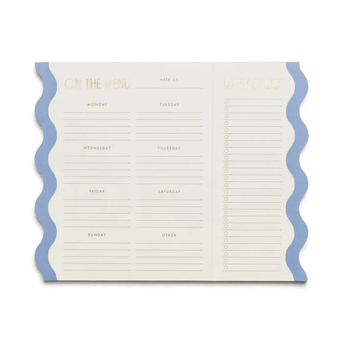 Cloud & Cream Meal Planner Notepad