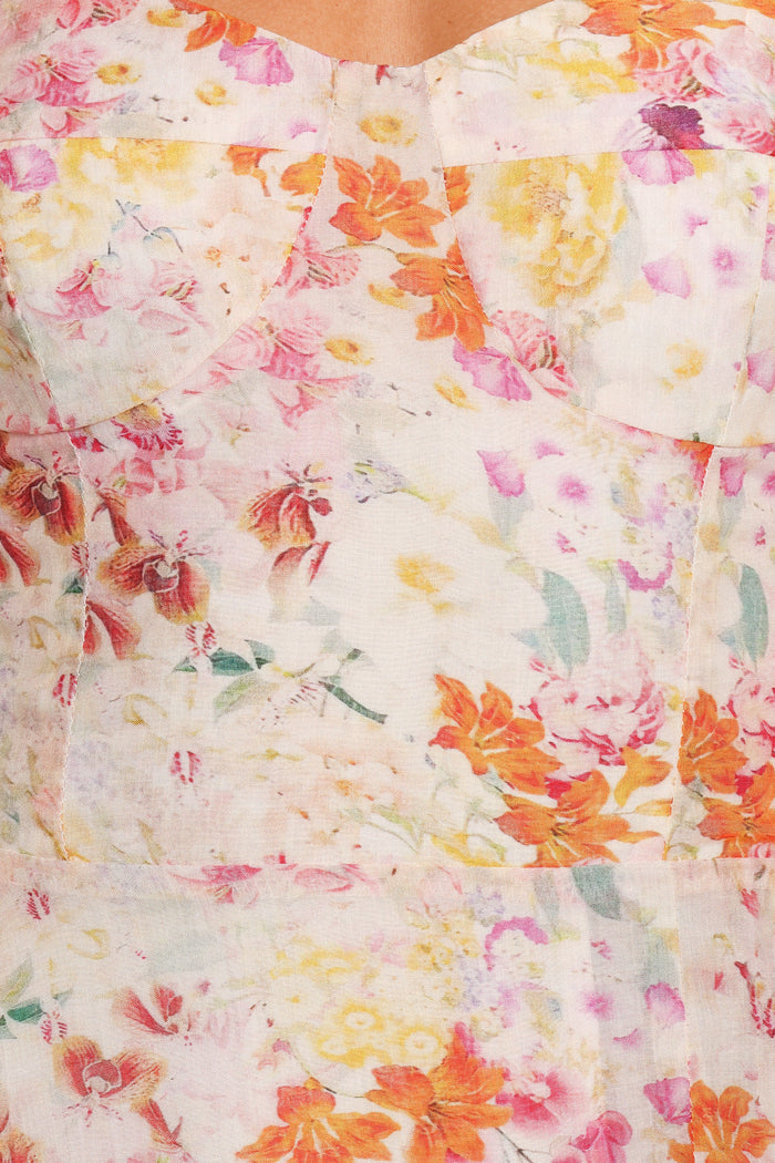 Petal and Pup USA DRESSES Cordelia Midi Dress - Floral