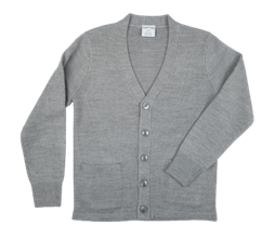 Covenant Grace Grey  V-Neck Cardigan (Pre-Order Only)