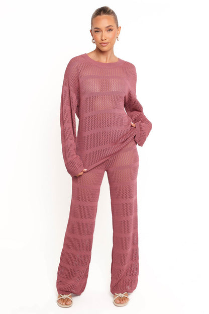 Petal and Pup USA BOTTOMS Crawford Pant - Rose