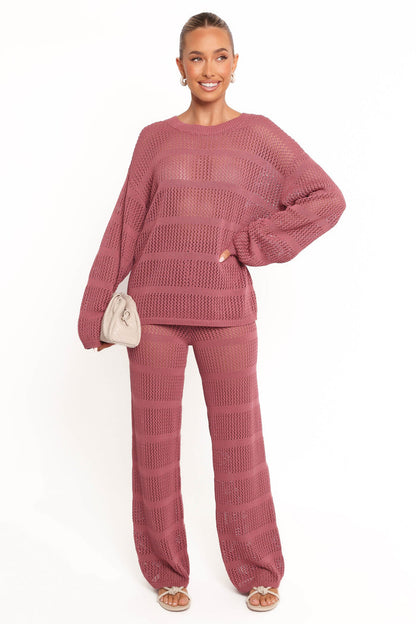 Petal and Pup USA BOTTOMS Crawford Pant - Rose