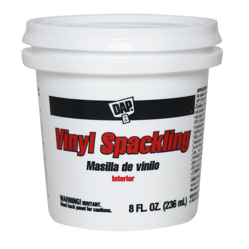 DAP Vinyl Spackling an all purpose formula that is perfect for household repairs. Interior use - DAP12132 MEGA