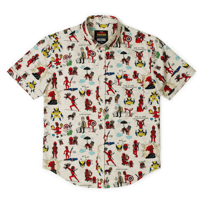 RSVLTS Marvel Short Sleeve Shirt Deadpool & Wolverine "Wade's World" – KUNUFLEX Short Sleeve Shirt