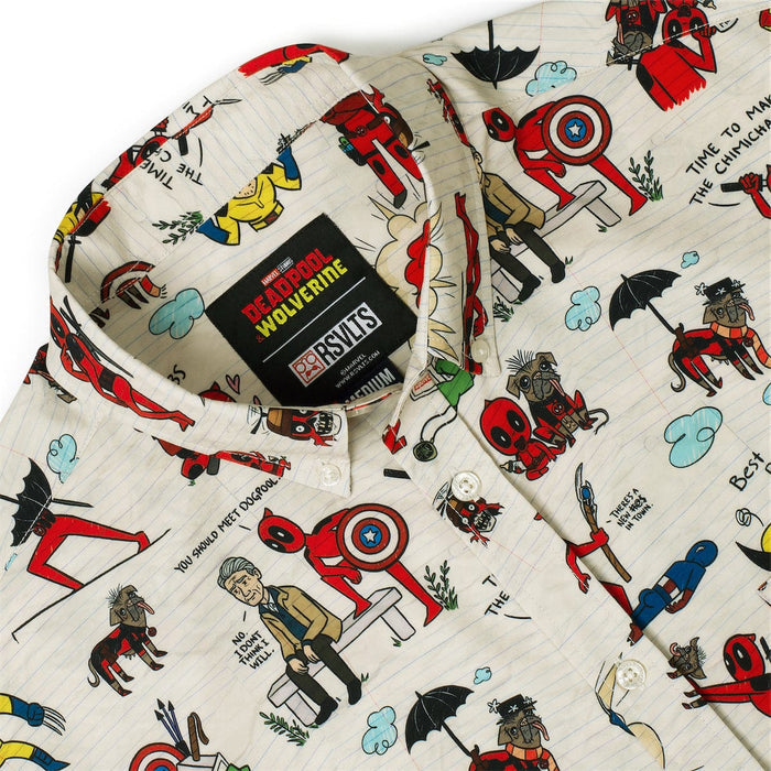RSVLTS Marvel Short Sleeve Shirt Deadpool & Wolverine "Wade's World" – KUNUFLEX Short Sleeve Shirt