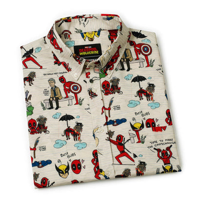 RSVLTS Marvel Short Sleeve Shirt Deadpool & Wolverine "Wade's World" – KUNUFLEX Short Sleeve Shirt