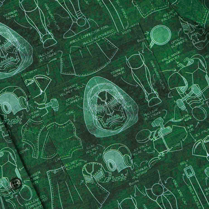 RSVLTS Marvel Short Sleeve Shirt Dr. Doom "Doom-prints" – KUNUFLEX Short Sleeve Shirt Dr. Doom "Doom-prints" – KUNUFLEX Short Sleeve Shirt