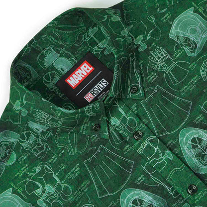 RSVLTS Marvel Short Sleeve Shirt Dr. Doom "Doom-prints" – KUNUFLEX Short Sleeve Shirt Dr. Doom "Doom-prints" – KUNUFLEX Short Sleeve Shirt