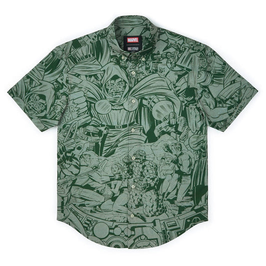 RSVLTS XS Marvel Short Sleeve Shirt Dr. Doom "Impending Doom" – KUNUFLEX Short Sleeve Shirt Dr. Doom "Impending Doom" – KUNUFLEX Short Sleeve Shirt