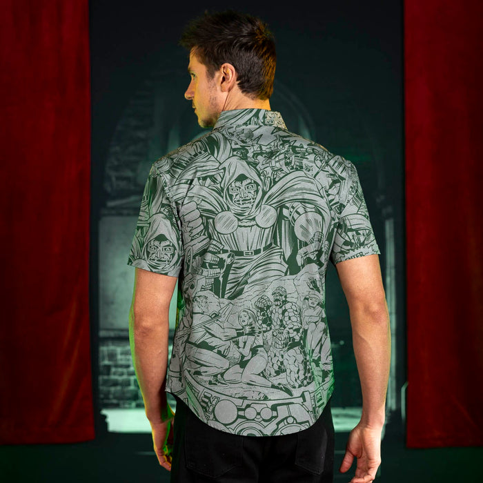 RSVLTS Marvel Short Sleeve Shirt Doctor Doom "Impending Doom" – KUNUFLEX Short Sleeve Shirt Doctor Doom "Impending Doom" – KUNUFLEX Short Sleeve Shirt