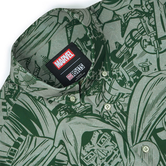 RSVLTS Marvel Short Sleeve Shirt Dr. Doom "Impending Doom" – KUNUFLEX Short Sleeve Shirt Dr. Doom "Impending Doom" – KUNUFLEX Short Sleeve Shirt
