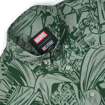 RSVLTS Marvel Short Sleeve Shirt Dr. Doom "Impending Doom" – KUNUFLEX Short Sleeve Shirt Dr. Doom "Impending Doom" – KUNUFLEX Short Sleeve Shirt