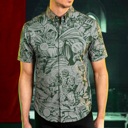 RSVLTS Marvel Short Sleeve Shirt Doctor Doom "Impending Doom" – KUNUFLEX Short Sleeve Shirt Doctor Doom "Impending Doom" – KUNUFLEX Short Sleeve Shirt