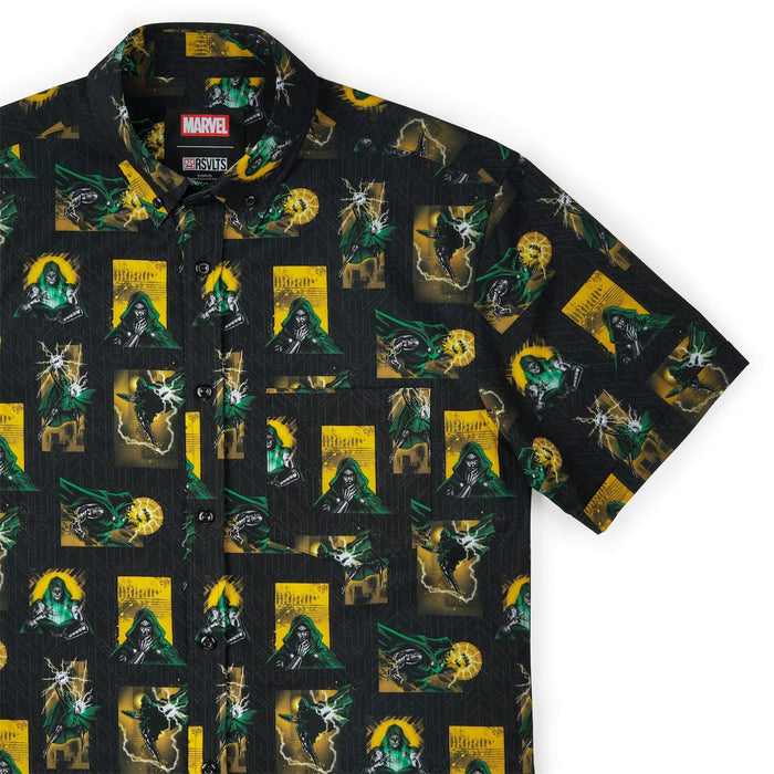 RSVLTS XS Marvel Short Sleeve Shirt Dr. Doom "Shock Doc" – KUNUFLEX Short Sleeve Shirt Dr. Doom "Shock Doc" – KUNUFLEX Short Sleeve Shirt