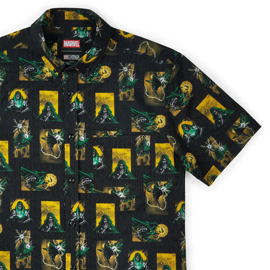 RSVLTS XS Marvel Short Sleeve Shirt Dr. Doom "Shock Doc" – KUNUFLEX Short Sleeve Shirt Dr. Doom "Shock Doc" – KUNUFLEX Short Sleeve Shirt