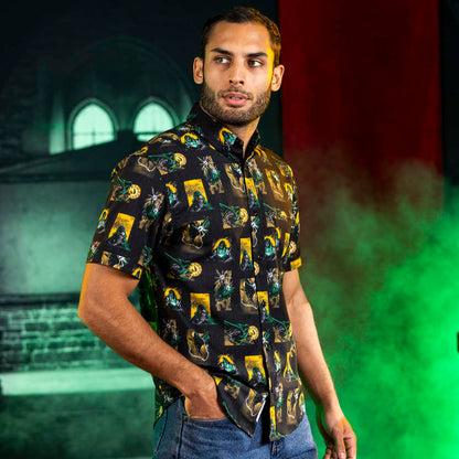 RSVLTS Marvel Short Sleeve Shirt Doctor Doom "Shock Doc" – KUNUFLEX Short Sleeve Shirt Doctor Doom "Shock Doc" – KUNUFLEX Short Sleeve Shirt