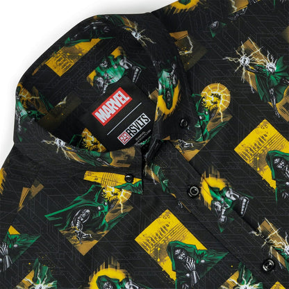 RSVLTS Marvel Short Sleeve Shirt Dr. Doom "Shock Doc" – KUNUFLEX Short Sleeve Shirt Dr. Doom "Shock Doc" – KUNUFLEX Short Sleeve Shirt
