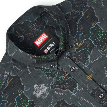 RSVLTS Marvel Short Sleeve Shirt Dr. Doom "The Legend of Latveria" – KUNUFLEX Short Sleeve Shirt Dr. Doom "The Legend of Latveria" – KUNUFLEX Short Sleeve Shirt