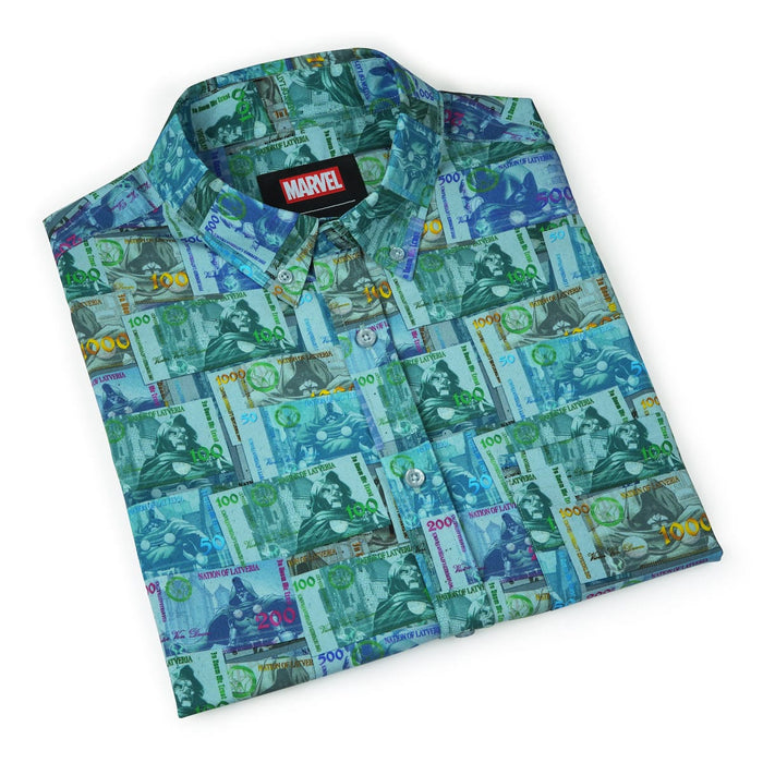 RSVLTS Marvel Short Sleeve Shirt Dr. Doom "Victor's Spoils" – KUNUFLEX Short Sleeve Shirt Dr. Doom "Victor's Spoils" – KUNUFLEX Short Sleeve Shirt