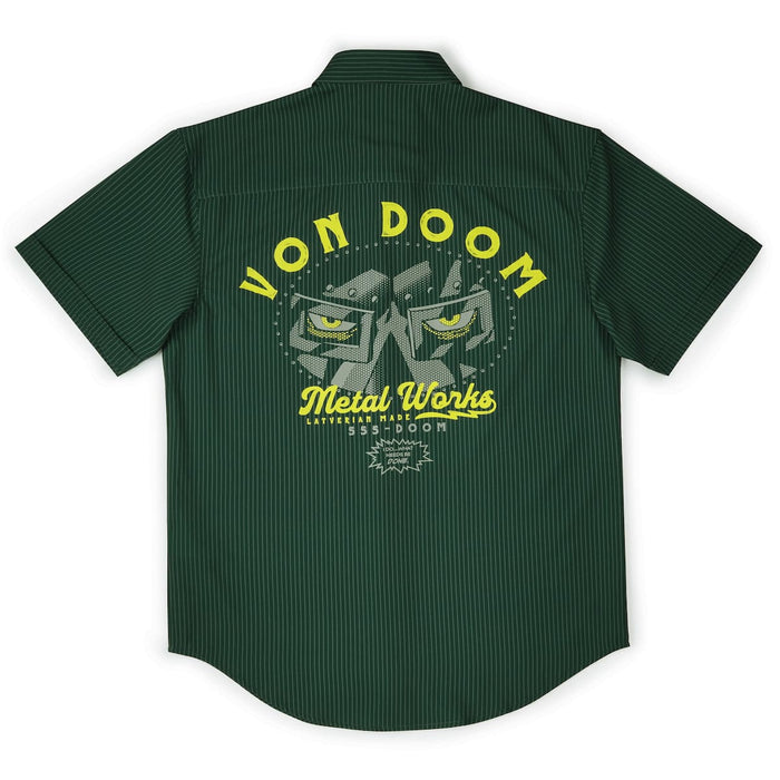 RSVLTS Marvel Short Sleeve Shirt Dr. Doom "Von Doom Metal Works" – KUNUFLEX Short Sleeve Shirt Dr. Doom "Von Doom Metal Works" – KUNUFLEX Short Sleeve Shirt