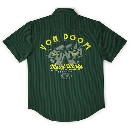 RSVLTS Marvel Short Sleeve Shirt Dr. Doom "Von Doom Metal Works" – KUNUFLEX Short Sleeve Shirt Dr. Doom "Von Doom Metal Works" – KUNUFLEX Short Sleeve Shirt