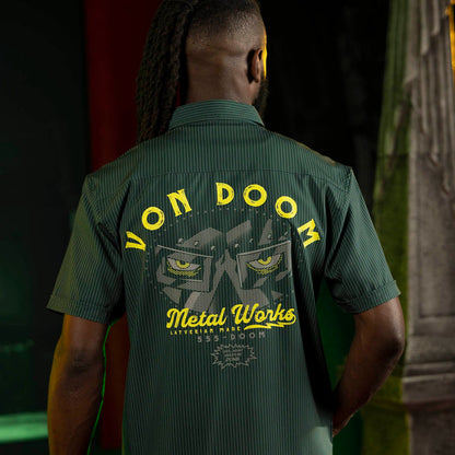 RSVLTS Marvel Short Sleeve Shirt Doctor Doom "Von Doom Metal Works" – KUNUFLEX Short Sleeve Shirt Doctor Doom "Von Doom Metal Works" – KUNUFLEX Short Sleeve Shirt