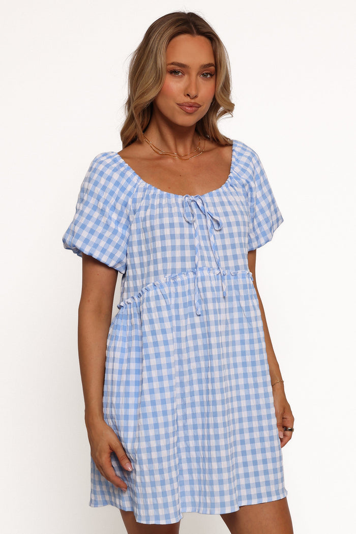 Petal and Pup USA DRESSES Dorothea Mini Dress - Blue (Hold for Amazon)