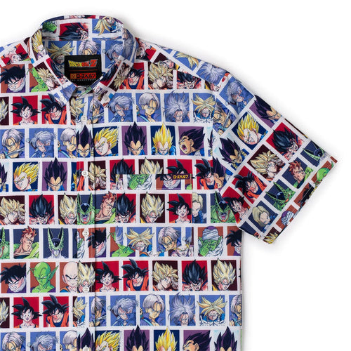 Dragon Ball Z "Heroes and Enemies" – KUNUFLEX Short Sleeve Shirt