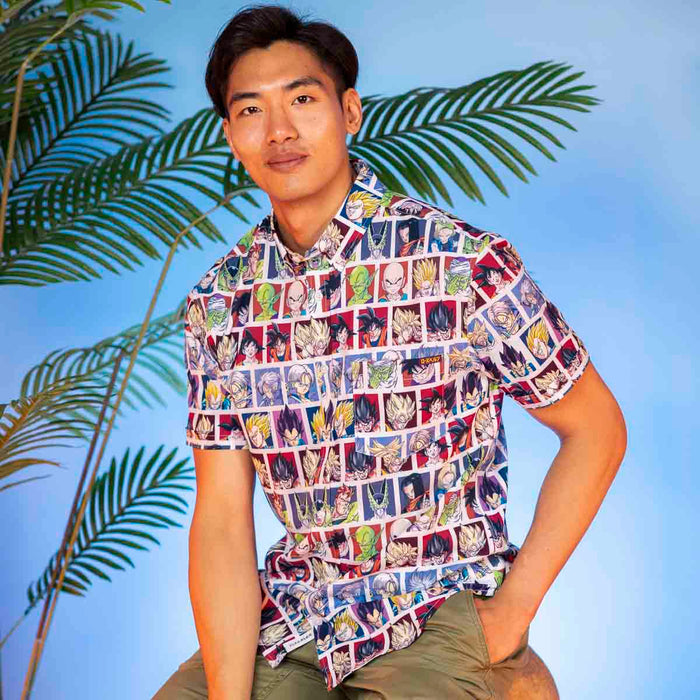 Dragon Ball Z "Heroes and Enemies" – KUNUFLEX Short Sleeve Shirt