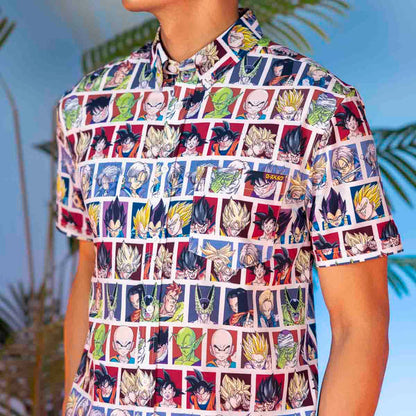 Dragon Ball Z "Heroes and Enemies" – KUNUFLEX Short Sleeve Shirt