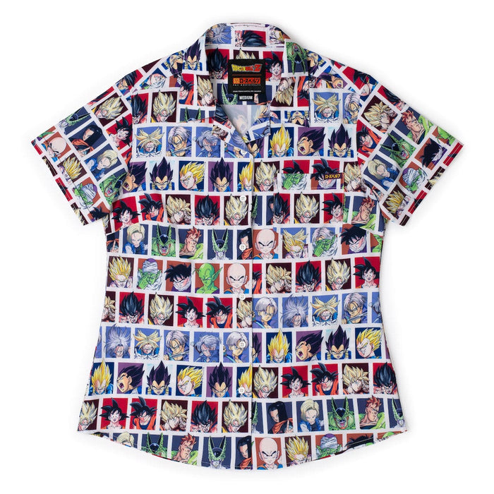 Dragon Ball Z "Heroes and Enemies" – Women's KUNUFLEX Short Sleeve Shirt