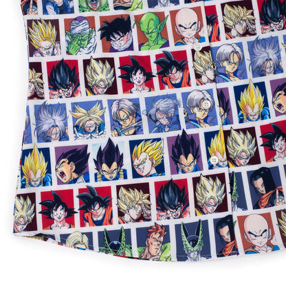 Dragon Ball Z "Heroes and Enemies" – Women's KUNUFLEX Short Sleeve Shirt